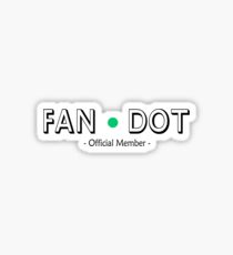 Cabin Pressure - Fan Dot Official Member Sticker
