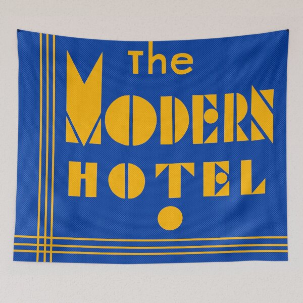 Item preview, The Modern Hotel designed and sold by Art by Morgan Campillo.