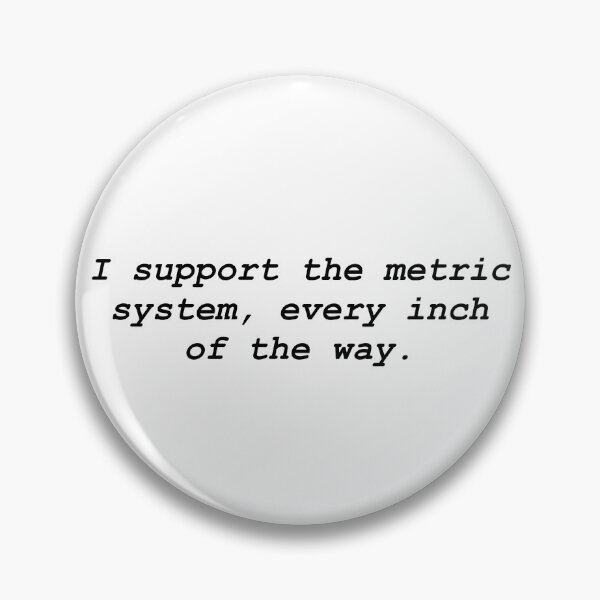 Item preview, metric system v's imperial system designed and sold by 6059.