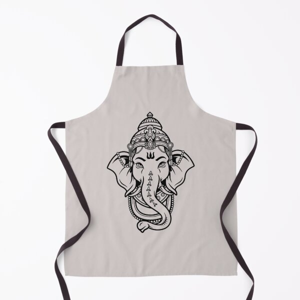 Item preview, Lord Ganesh Black and White Happy Ganesh Chaturthi designed and sold by tanabe.