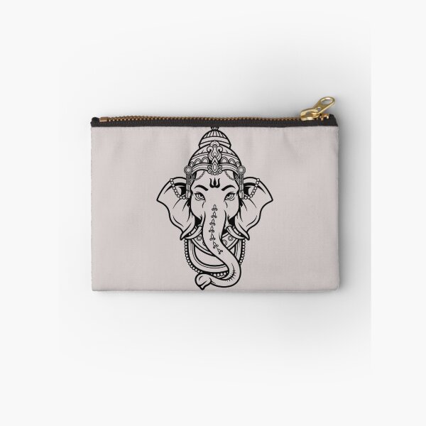 Item preview, Lord Ganesh Black and White Happy Ganesh Chaturthi designed and sold by tanabe.