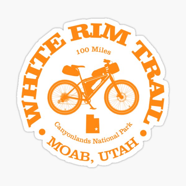 Item preview, White Rim Trail (cycling) designed and sold by curranmorgan.