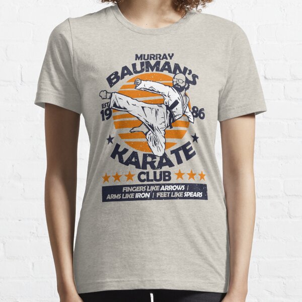 Vista previa del artículo con la obra «Club de kárate de Murray Bauman», diseñado y vendido por Nerd Shizzle.