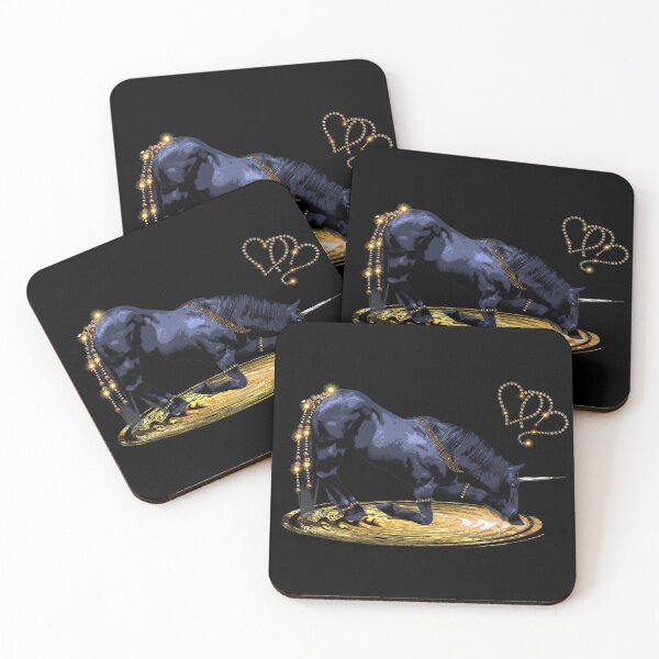 Item preview, Black unicorn designed and sold by Astralia.