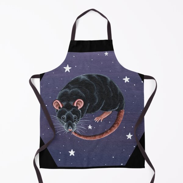 Item preview, Black Rat with Stars designed and sold by WolfySilver.