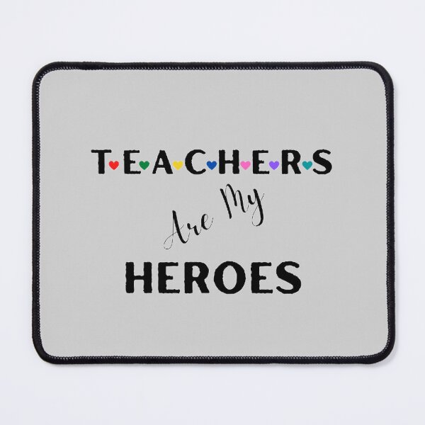 Item preview, Teachers Are My Heroes The Best Teacher Colorful Hearts Design designed and sold by BestTeacher.