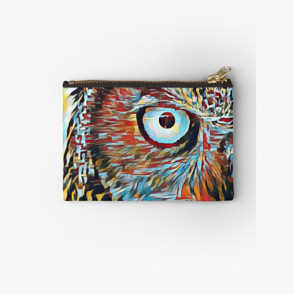 Item preview, Urban Pop Art Portrait Great Horned Owl Bird Face designed and sold by TheWildFlix.