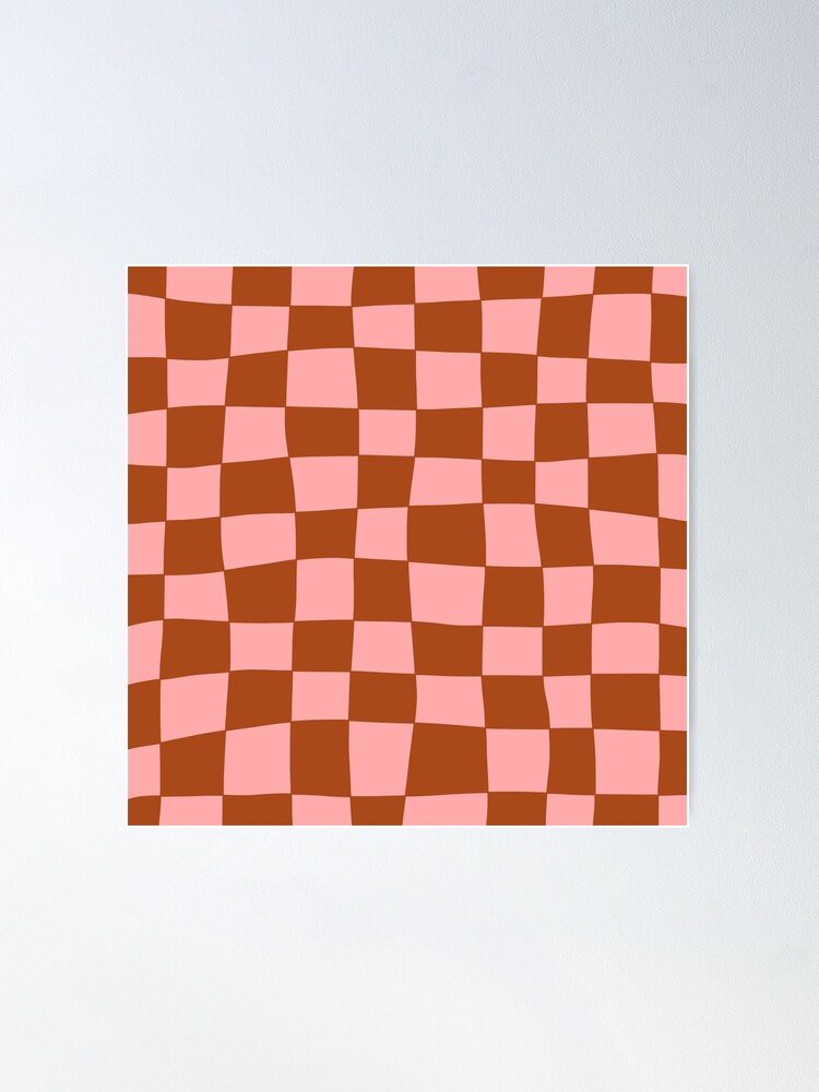Pattern Paper (Checkered / Pink / Orange) - Pattern Papers - Parts