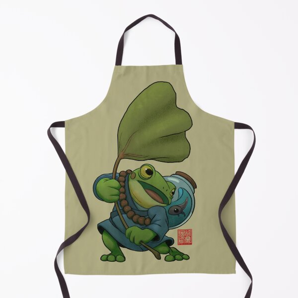 Item preview, A Frog and His Son Windy Day designed and sold by DingHuArt.