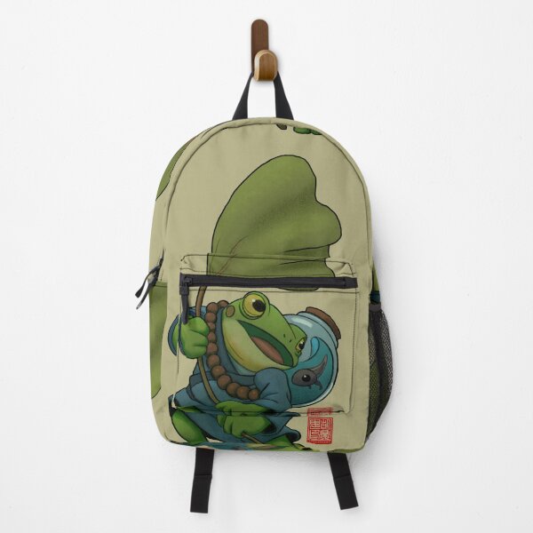 Item preview, A Frog and His Son Windy Day designed and sold by DingHuArt.