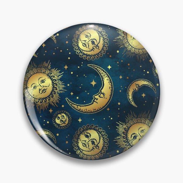 Item preview, 90s Celestial Suns and Moons designed and sold by Art by Morgan Campillo.