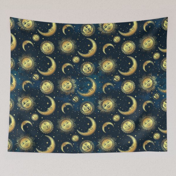 Item preview, 90s Celestial Suns and Moons designed and sold by Art by Morgan Campillo.