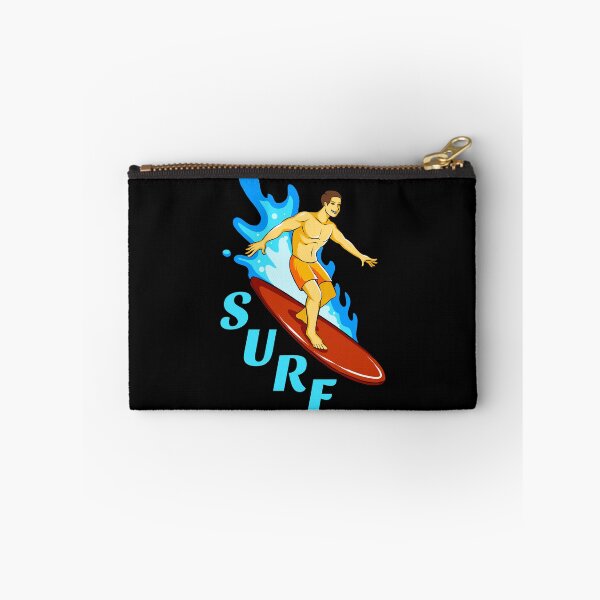 Item preview, Surf Surfer with a Surfboard Surfing a Wave in the Sea designed and sold by joseartgel.