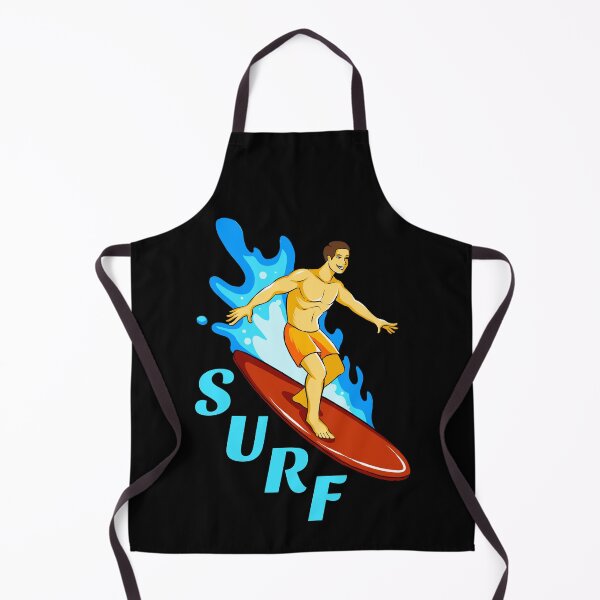 Item preview, Surf Surfer with a Surfboard Surfing a Wave in the Sea designed and sold by joseartgel.