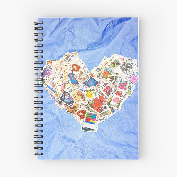 Item preview, Heart Shaped Postage Stamps Assemblage designed and sold by ThsModernWords.