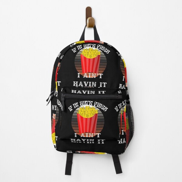 Item preview, If It Ain't Fries I Ain't Having It, French Fries With Retro Vintage Sunset designed and sold by SolSel ⭐⭐⭐⭐⭐.