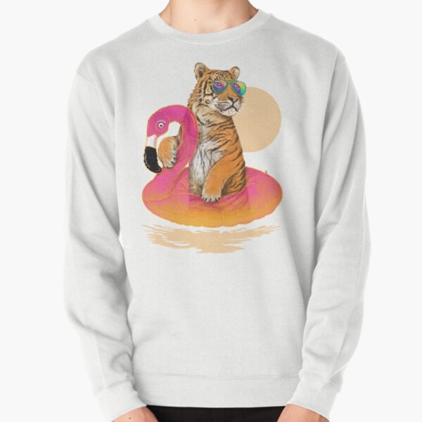 Item preview, Chillin, Flamingo Tiger designed and sold by 38Sunsets.