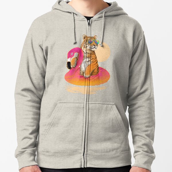 Item preview, Chillin, Flamingo Tiger designed and sold by 38Sunsets.