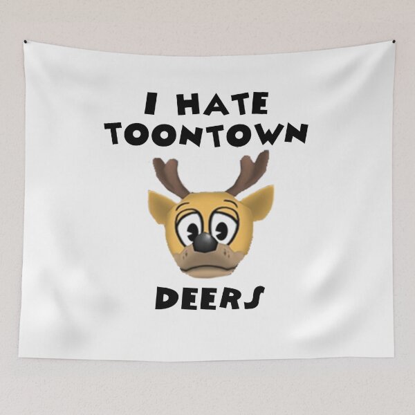 Item preview, I Hate Toontown Deers designed and sold by TooningAround.
