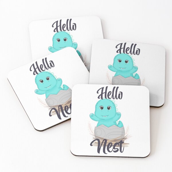 Item preview, HELLO NEST DINASOUR, BACK TO SCHOOL, so long preschool hello kindergarten designed and sold by TeyMank.