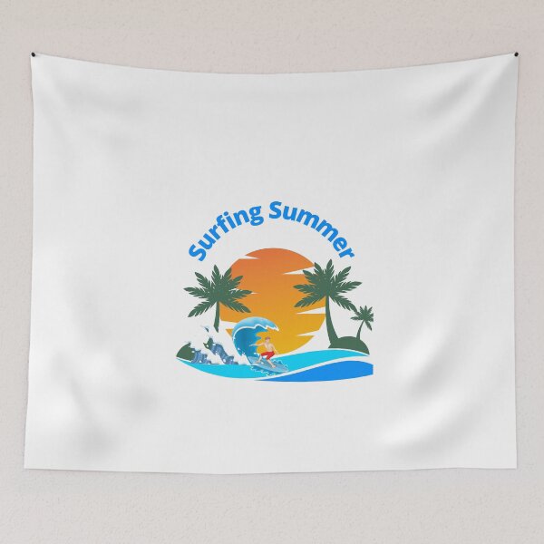 Item preview, Summer full of surfing  designed and sold by Echo Aesthetics.