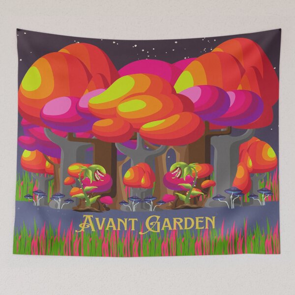 Item preview, Bosque de fantasía vanguardista abstracto "Avant Garden" designed and sold by Write-to-Rebel.