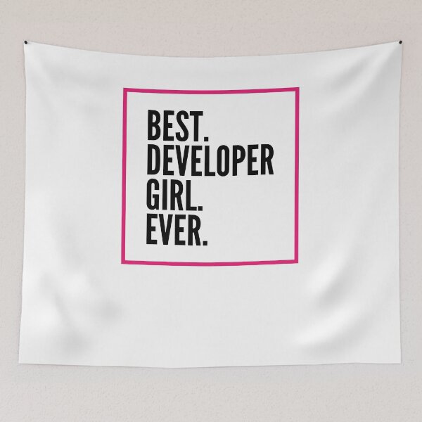 Item preview, Best Developer Girl Ever For An Awesome Developer designed and sold by SVPOD.