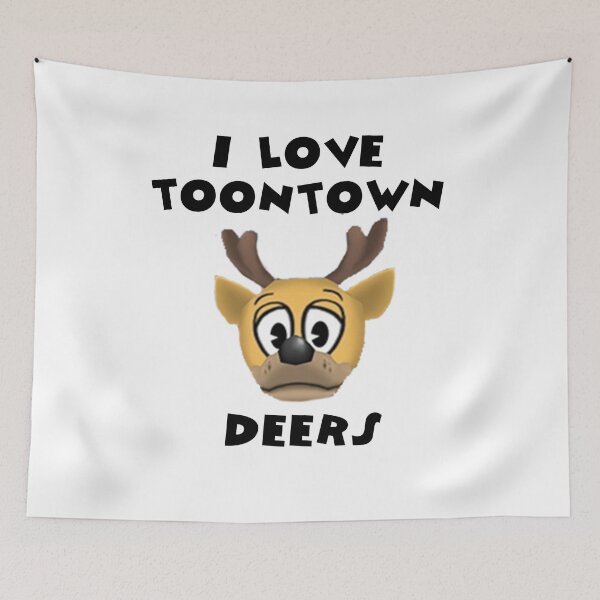 Item preview, I Love Toontown Deers designed and sold by TooningAround.