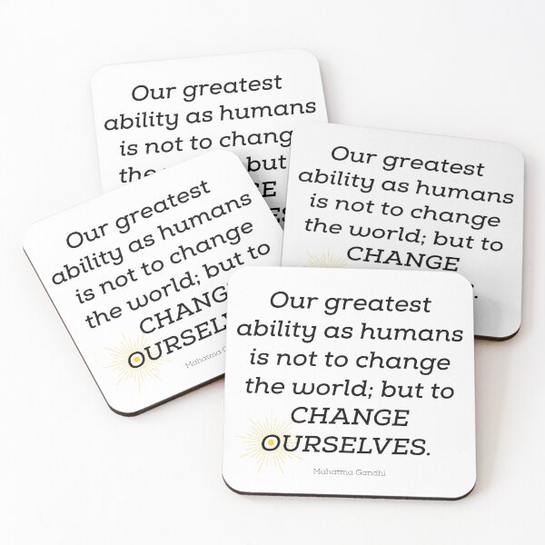 Item preview, Gandhi Quote Reveals Your True Power - Inspirational Quote To Motivate You designed and sold by Soaring Eagle.