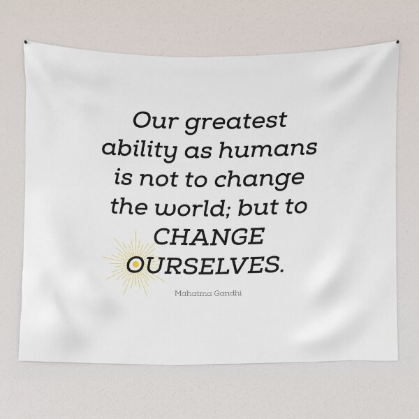 Item preview, Gandhi Quote Reveals Your True Power - Inspirational Quote To Motivate You designed and sold by Soaring Eagle.