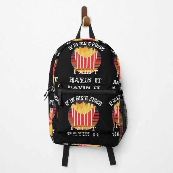 Item preview, If It Ain't Fries I Ain't Having It, French Fries With Retro Vintage Sunset designed and sold by SolSel ⭐⭐⭐⭐⭐.