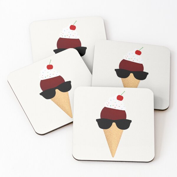 Item preview, Cool Ice Cream Cone with Sunglasses designed and sold by laugh-out-loud.