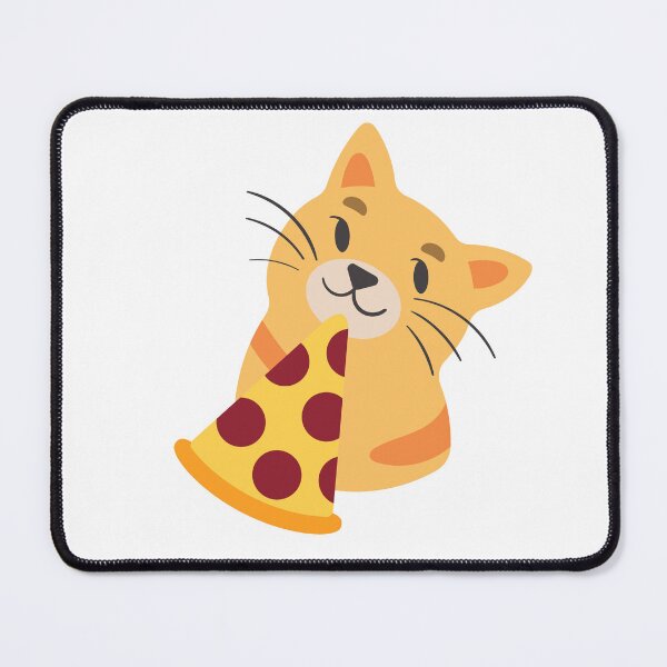 Item preview,  cat eats pizza and smiles designed and sold by klimov0101.