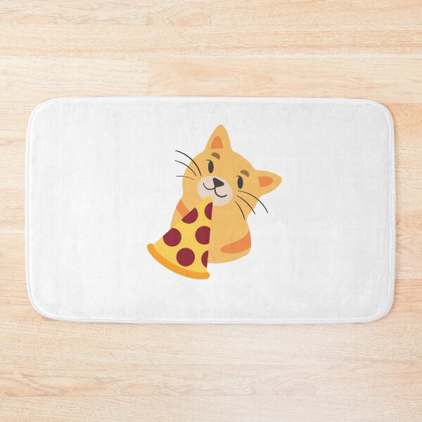 Item preview,  cat eats pizza and smiles designed and sold by klimov0101.