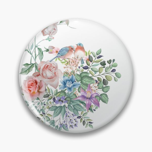 Artikelvorschau, Drosseln und Blumen entworfen und verkauft von tomorrowsart.