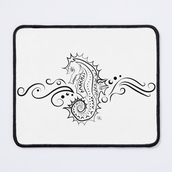 Item preview, Seahorse 1 | Digital illustration | seahorse | horsin' around | Sea drawing designed and sold by NSoulliardArt.