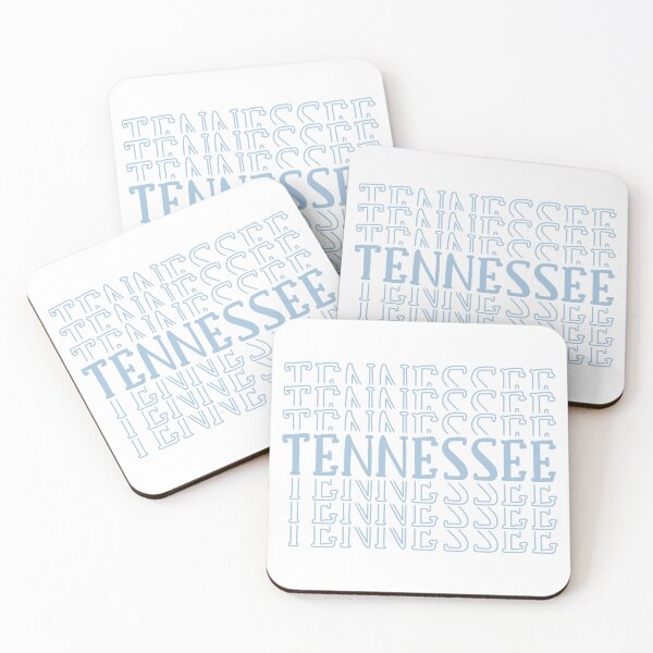 Item preview, Tennessee Mirrored Word In Aesthetic Blue designed and sold by JoBella-Designs.