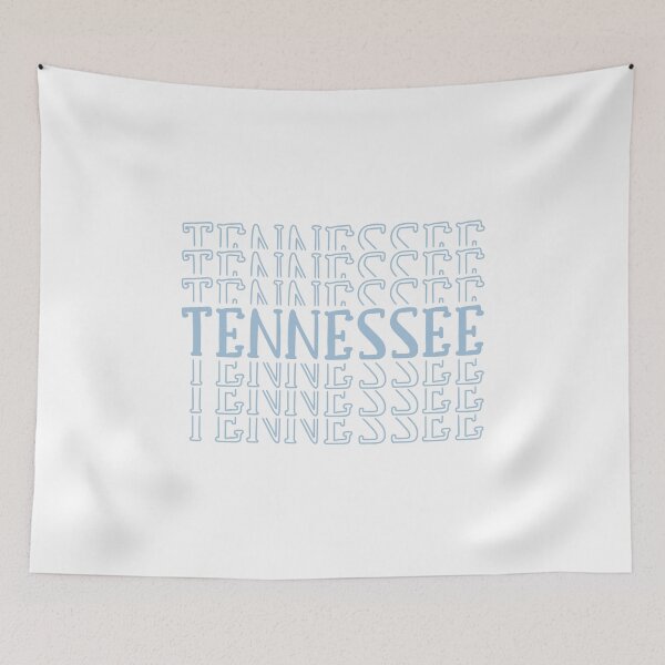 Item preview, Tennessee Mirrored Word In Aesthetic Blue designed and sold by JoBella-Designs.