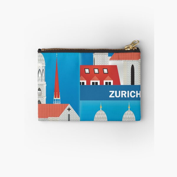 Item preview, Zurich, Switzerland - Skyline Illustration by Loose Petals designed and sold by LoosePetals.