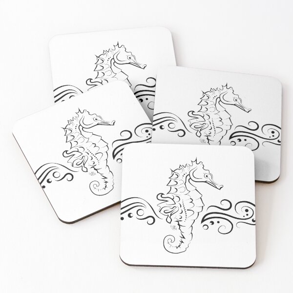 Item preview, Seahorse 2 | Digital illustration | seahorse | horsin' around | Sea drawing designed and sold by NSoulliardArt.