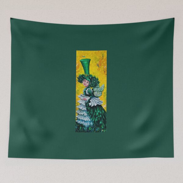 Item preview, Irish Fairy Magic Female Oil Painting designed and sold by MariDaniArt.