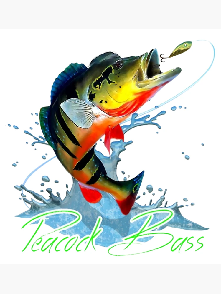 Peacock Bass Sticker for Sale by Oliviab94