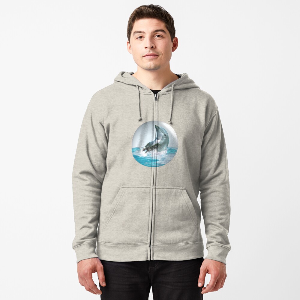 Item preview, Zipped Hoodie designed and sold by DolphinPod.