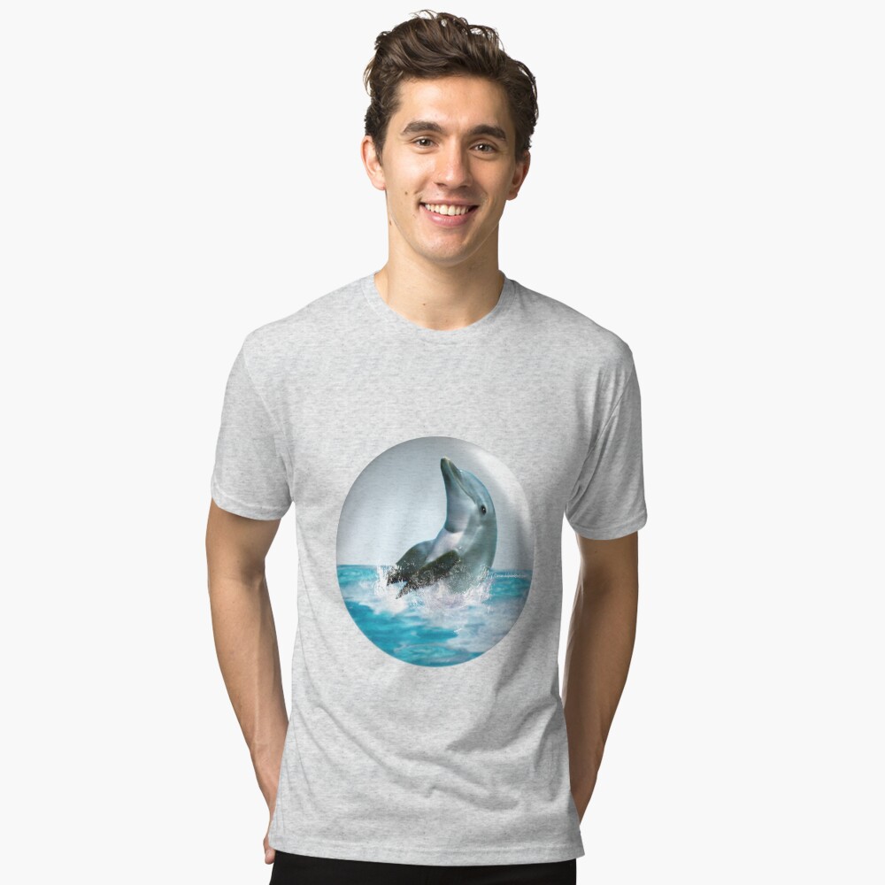 Item preview, Tri-blend T-Shirt designed and sold by DolphinPod.