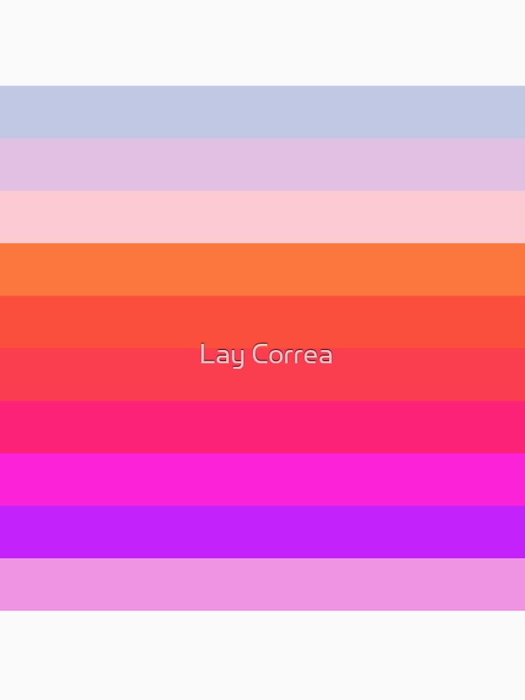 Pink sunset stripes by chimmychupink