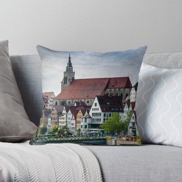 Fairy Tale Town, Tübingen, Germany Throw Pillow