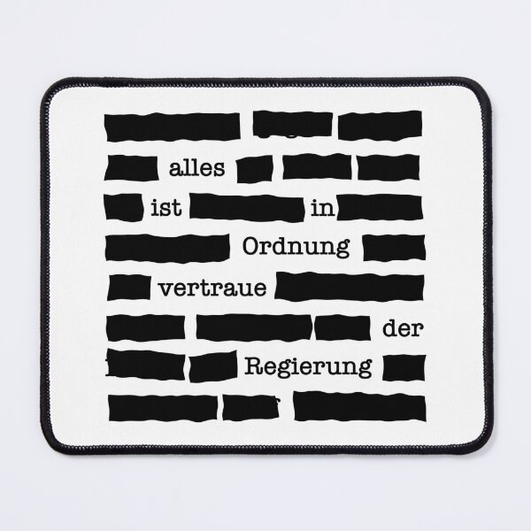Item preview, Trust your government - censorship designed and sold by OVMEngemann.