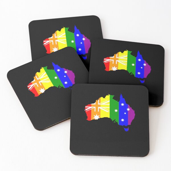 Item preview, Australian pride flag colours design  designed and sold by TipTopTapo.