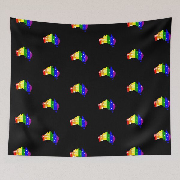 Item preview, Australian pride flag colours design  designed and sold by TipTopTapo.