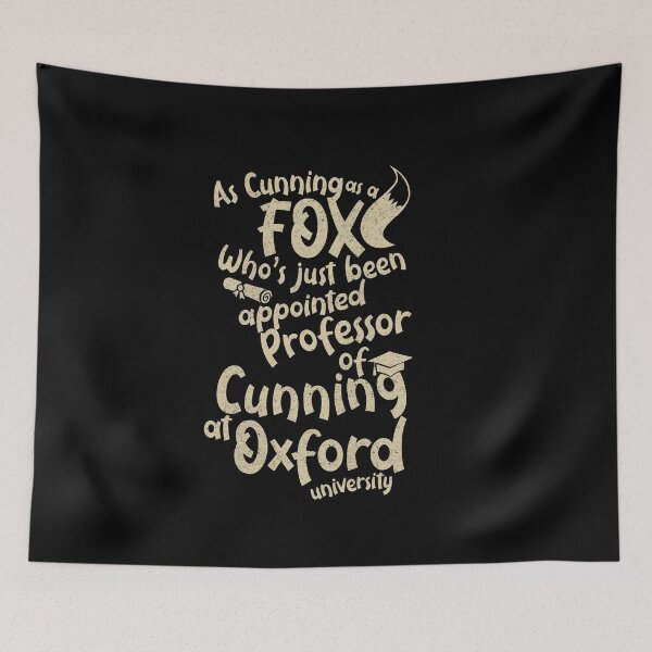 Item preview, Cunning as a fox Blackadder designed and sold by boec gear.